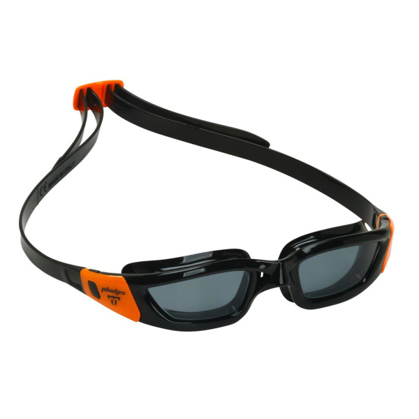 Очки для плавания Tiburon Junior (темные линзы; black/orange)